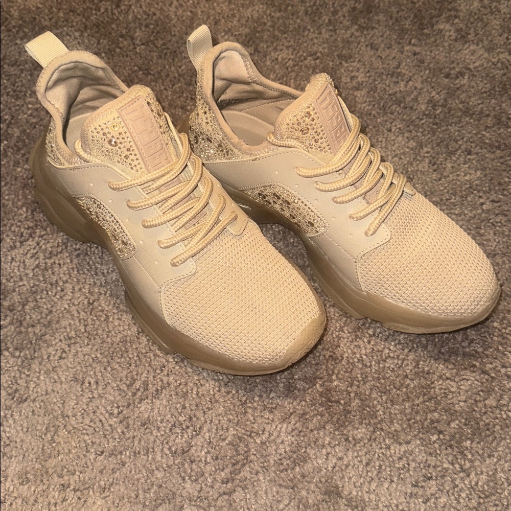 Beige Athletic Sneakers